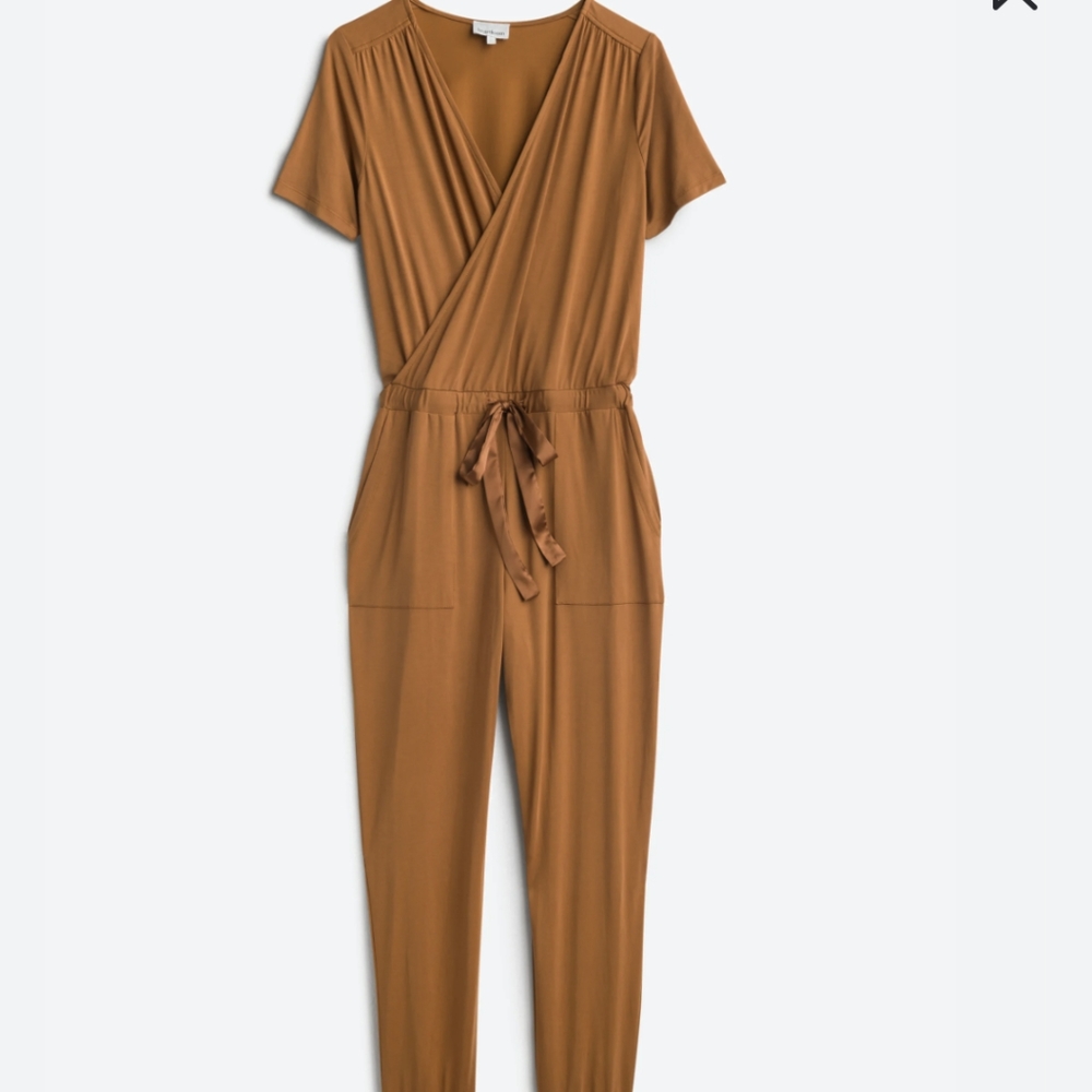 Heartloom Ulla Knit Jumpsuit in Burnt Orange, Large